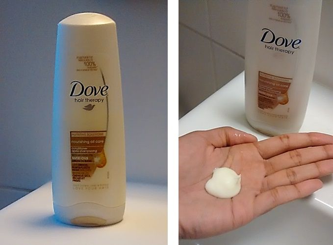 Dove Nourishing Oil Care Conditioner Textuur