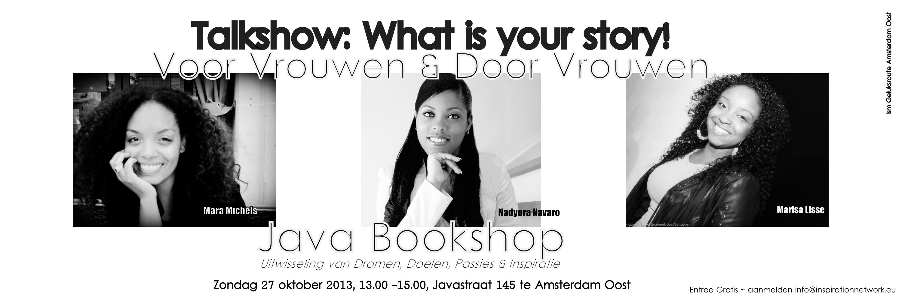 Talkshow What's Your Story 1e Editie