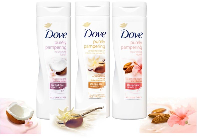 Dove Purely Pampering bodylotions