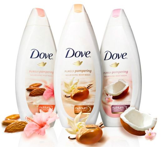 Dove Purely Pampering douchecremes